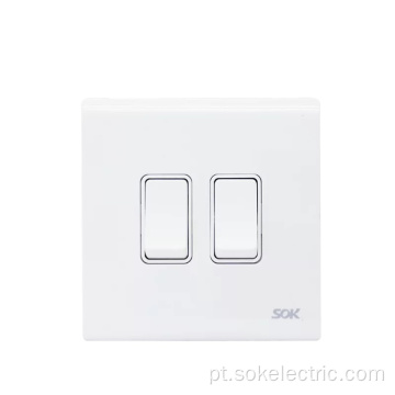 16A250V 2Gang 1Way Switch interruptor elétrico interruptores CE